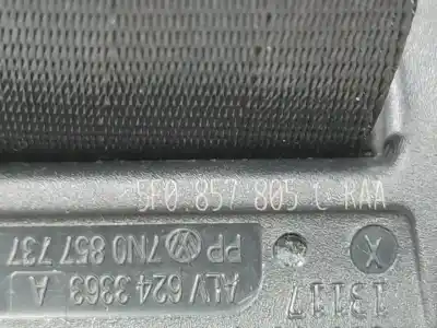 Pezzo di ricambio per auto di seconda mano cintura di sicurezza posteriore sinistra per seat leon st (5f8) 1.6 tdi riferimenti oem iam 5f0857805c