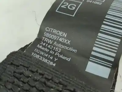Автозапчасти б/у задний левый ремень безопасности за citroen c4 cactus van (0b_, 0p_) bluehdi 100 ссылки oem iam 98009740xx  