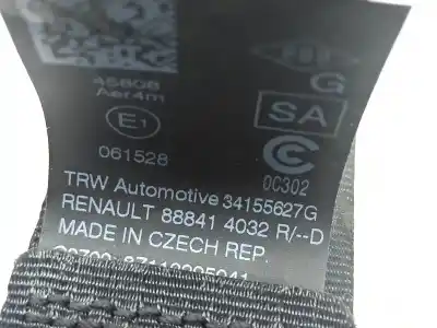 Автозапчасти б/у задний левый ремень безопасности за renault twingo iii (bcm_) 1.0 sce 70 ссылки oem iam 888414032r  
