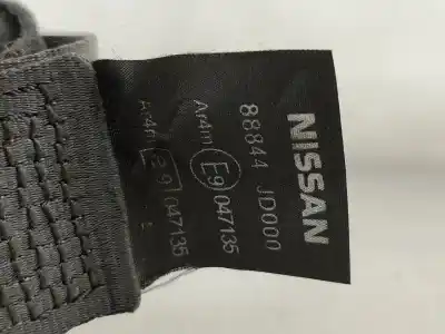 Автозапчастина б/у задній лівий ремін безпеки для nissan qashqai / qashqai +2 i (j10, nj10, jj10e) 1.5 dci посилання на oem iam 88844jd000   Автозапчастина б/у задній лівий ремін безпеки для nissan qashqai / qashqai +2 i (j10, nj10, jj10e) 1.5 dci посилання на oem iam 88844jd000