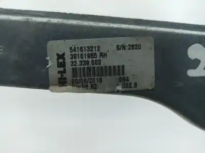 Second-hand car spare part passenger side right window regulator for opel corsa e (x15) 1.4 turbo (08, 68) oem iam references 39161985rh  