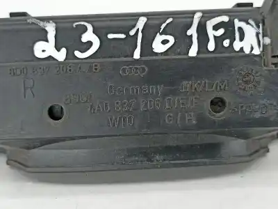 Автозапчастина б/у зовнішня ручка передня прав для audi a4 avant (8d5, b5) 113 h/380 gasolina 1996 5p посилання на oem iam 8d0837208a  