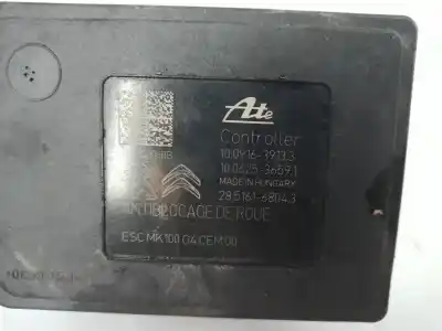 Peça sobressalente para automóvel em segunda mão abs por citroen c-elysee (dd_) 1.5 bluehdi 100 referências oem iam 9822654880  