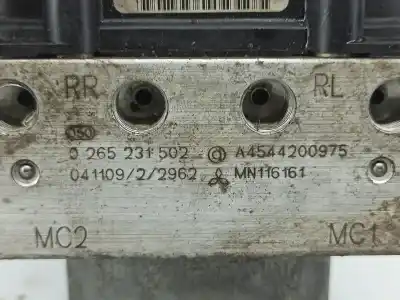 Автозапчастина б/у абс для mitsubishi colt vi (z3_a, z2_a) 1.1 (z31a z32a) посилання на oem iam 0265231502  