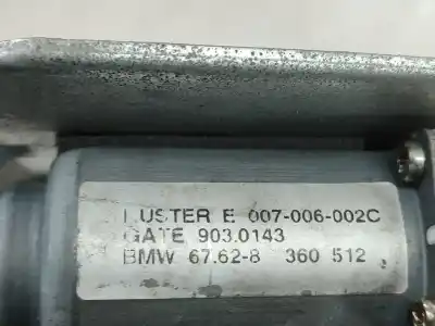 Second-hand car spare part passenger side right window regulator for bmw 5 touring (e39) 530 d oem iam references e007006002c  