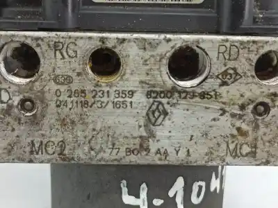 Автозапчастина б/у абс для renault modus / grand modus (f/jp0_) 1.2 (jp0c jp0k fp0c fp0k fp0p jp0p jp0t) посилання на oem iam 8200129951  