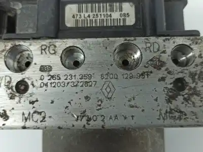 Second-hand car spare part abs for renault modus / grand modus (f/jp0_) 1.2 (jp0c jp0k fp0c fp0k fp0p jp0p jp0t) oem iam references 0265800329  