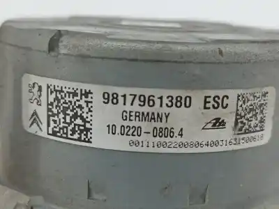 Peça sobressalente para automóvel em segunda mão boitier de commande de abs por smart city-coupe (450) 0.8 cdi (s1clc1. 450.300. 450.301. 450.302. 450.303.... referências oem iam 9817961380  