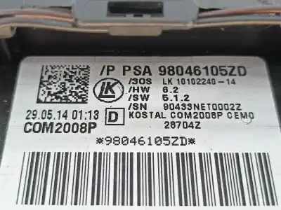 Автозапчастина б/у управління світлом для citroen c4 cactus van (0b_, 0p_) bluehdi 100 посилання на oem iam 98046105zd  