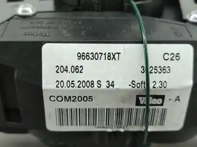 Pezzo di ricambio per auto di seconda mano controllo della luce per peugeot 207 (wa_, wc_) 1.6 hdi riferimenti oem iam 96630718xt  
