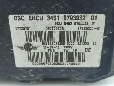 Second-hand car spare part abs for mini mini (r56) one oem iam references 17432605g  