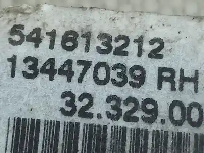 Second-hand car spare part passenger side right window regulator for opel corsa e (x15) 1.4 turbo (08, 68) oem iam references 13447039  