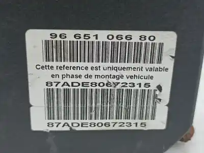 Peça sobressalente para automóvel em segunda mão abs por citroen c4 picasso i monospace (ud_) 2.0 hdi 138 referências oem iam 9665106680  