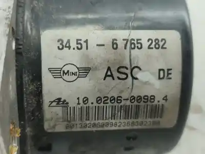 Peça sobressalente para automóvel em segunda mão abs por mini mini (r50, r53) 3240 lb gasolina 2006 3p referências oem iam 6765282  