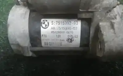 Second-hand car spare part starter motor for bmw 7 (e65, e66, e67) 730 i li oem iam references 7515392-03  