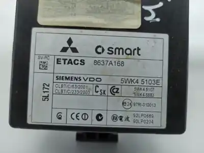 Автозапчастина б/у електронний модуль для mitsubishi colt vi (z3_a, z2_a) 1.3 (z21a) посилання на oem iam 8637a168  