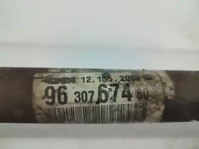 Автозапчастина б/у передня ліва трансмісія для ford b-max (jk) 1.0 ecoboost посилання на oem iam 9630767400  