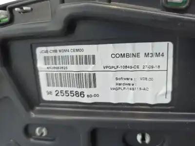 Peça sobressalente para automóvel em segunda mão quadrante por citroen c-elysee (dd_) 1.5 bluehdi 100 referências oem iam 9825558680  
