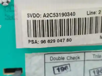 Автозапчастина б/у панель інструментів для peugeot 207/207+ (wa_, wc_) 1.4 hdi посилання на oem iam 9662904780  