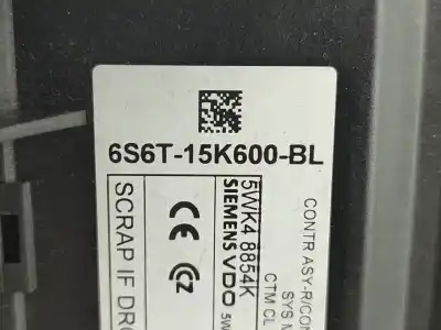 Автозапчастина б/у електронний модуль для ford fusion (ju_) 1.4 tdci посилання на oem iam 6s6t15k600bl  
