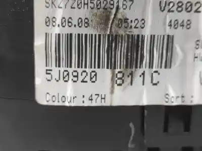 Автозапчасти б/у приборная доска за skoda fabia i break (6y5) 1.4 tdi gasóleo 2007 5p ссылки oem iam 5j0920811c  