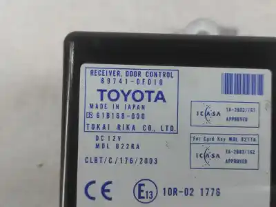Second-hand car spare part ecu engine control for toyota corolla verso (e12) 1.8 linea sol oem iam references 897410f010  