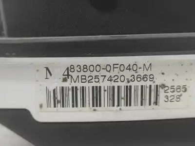 Peça sobressalente para automóvel em segunda mão quadrante por toyota corolla verso (e12) 1.8 linea sol referências oem iam 838000f040m  