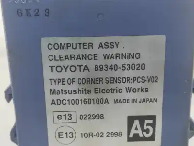 Second-hand car spare part ecu engine control for lexus is ii (_xe2_) 220 d (ale20) oem iam references 8934053020  