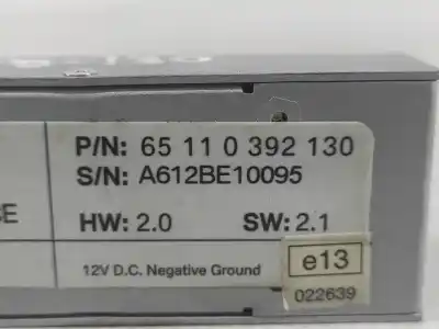 Peça sobressalente para automóvel em segunda mão centralina de motor uce por bmw x3 (e83) 2.0 d referências oem iam 65110392130  