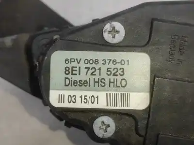 Автозапчастина б/у педаль акселератора для audi a4 b6 (8e2) 2.5 tdi посилання на oem iam 8ei721523  