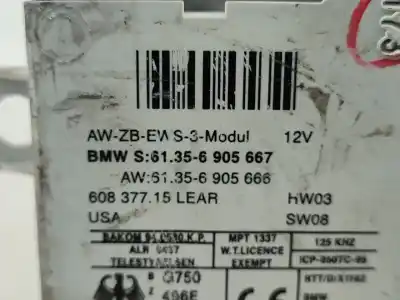 Peça sobressalente para automóvel em segunda mão centralina de motor uce por bmw x5 (e53) 3.0 i referências oem iam 61356905667  
