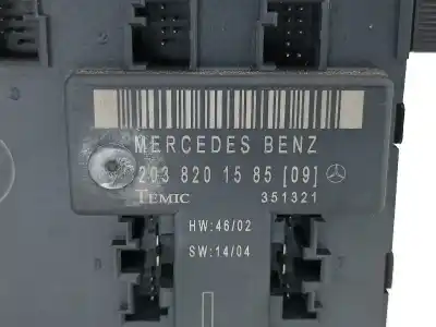 Second-hand car spare part electronic module for mercedes-benz c-class t-model (s203) c 220 cdi (203.208) oem iam references 2038201585  