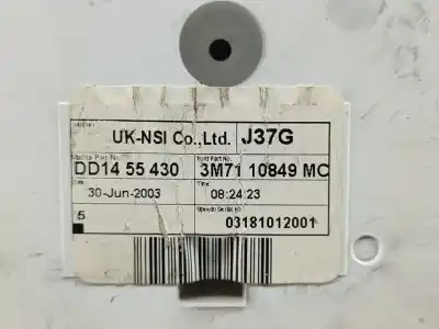 Peça sobressalente para automóvel em segunda mão quadrante por mazda 2 (dy) 1.2 referências oem iam 3m7110849mc  