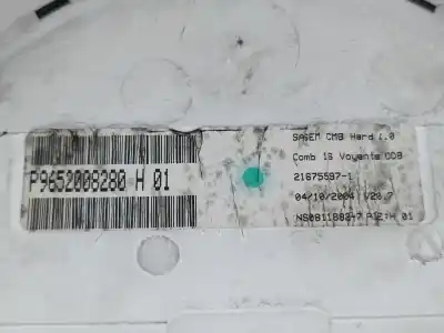 Peça sobressalente para automóvel em segunda mão quadrante por citroen c2 (jm_) 1.4 hdi referências oem iam p9652008280  