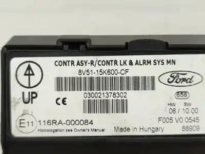 Second-hand car spare part electronic module for ford fiesta vi (cb1, ccn) 1.6 tdci oem iam references 8v5115k600cf  