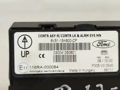 Peça sobressalente para automóvel em segunda mão centralina de motor uce por ford fiesta vi (cb1, ccn) 1.25 referências oem iam 8v5115k600cf  