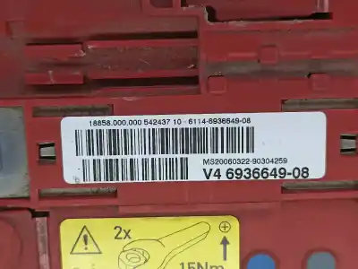 Second-hand car spare part fuse box unit for bmw 1 (e87) 116 i oem iam references   