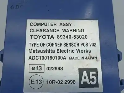 Автозапчастина б/у ебу контролер двигуна для lexus is ii (_e2_) 220d (ale20) посилання на oem iam 8934053020  