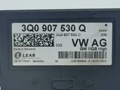 Second-hand car spare part ecu engine control for seat leon (5f1) 1.5 tgi oem iam references 3q0907530q  