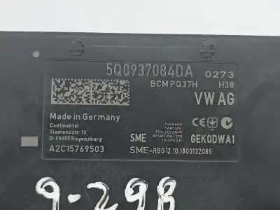 Автозапчастина б/у ебу контролер двигуна для seat leon (5f1) 1.5 tgi посилання на oem iam 5q0937084da  