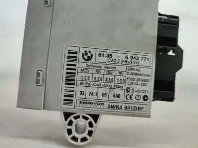 Peça sobressalente para automóvel em segunda mão centralina de motor uce por bmw 1 (e87) 118 d referências oem iam 5wk49412ibf  