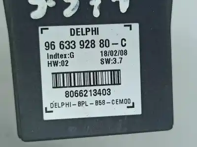 Автозапчастина б/у ебу контролер двигуна для citroen c4 picasso i monospace (ud_) 2.0 hdi 138 посилання на oem iam 9663392880c  