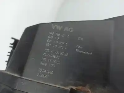 Автозапчастина б/у опора повітряного фільтра для skoda fabia ii hatchback (542, 5j) 1.6 tdi gasóleo 2010 5p посилання на oem iam 6r0129601c  