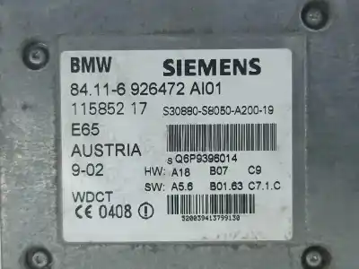Second-hand car spare part bluetooth module for bmw 7 (e65, e66, e67) 730 d oem iam references 84116926472  