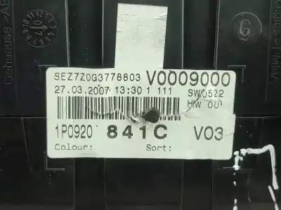 Peça sobressalente para automóvel em segunda mão quadrante por seat leon (1p1) 2.0 tfsi referências oem iam   