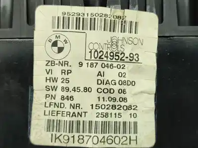 Peça sobressalente para automóvel em segunda mão quadrante por bmw 1 (e87) 118 d referências oem iam 102495293  