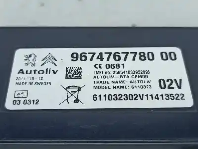Автозапчастина б/у електронний модуль для citroen ds4 (nx_) 1.6 thp 155 gasolina 2011 5p посилання на oem iam 9674767780  