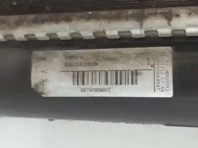 Автозапчасти б/у водяной радиатор за citroen ds4 (nx_) 1.6 thp 155 gasolina 2011 5p ссылки oem iam 9674089680  