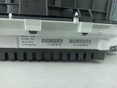 Pezzo di ricambio per auto di seconda mano pannello degli strumenti per volvo v40 hatchback (525) d2 riferimenti oem iam 31433515  