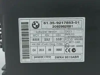 Second-hand car spare part ecu engine control for bmw 1 (e81) 118 d oem iam references 6135921785301  